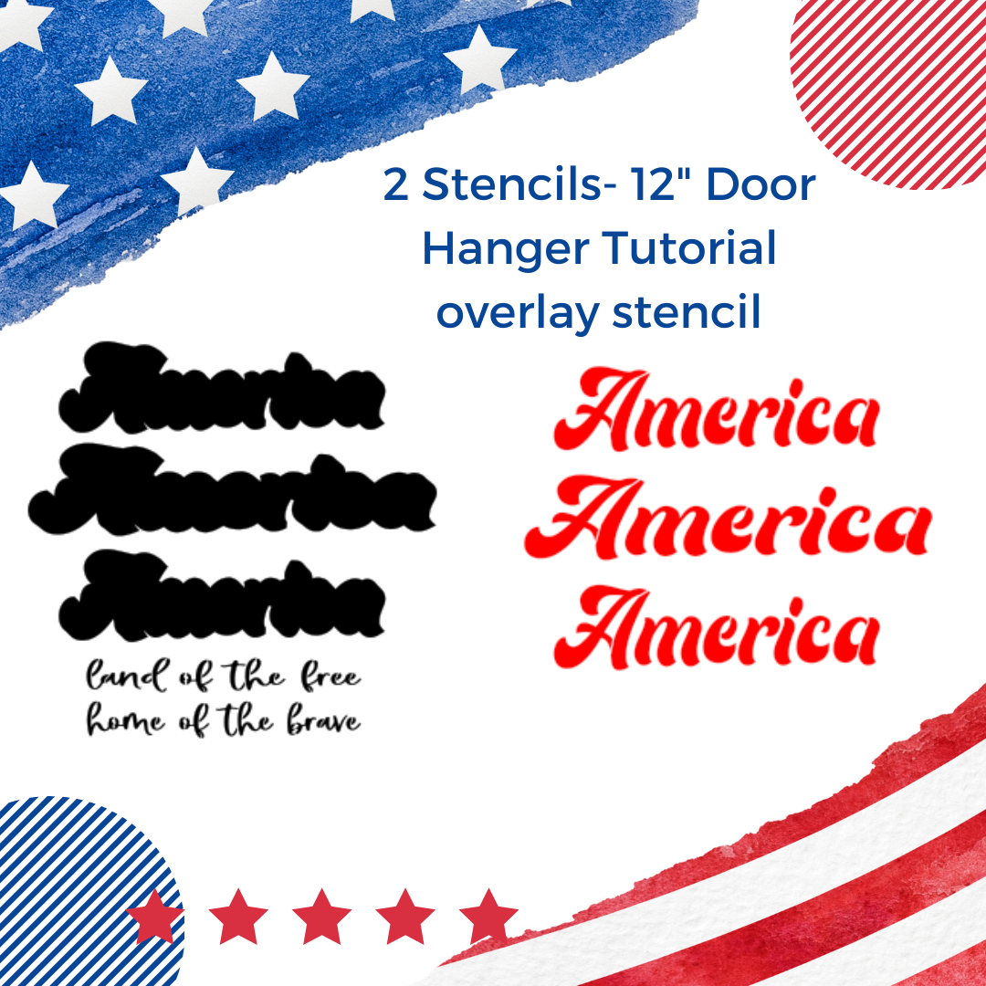 Overlay America STENCILS – The Creative Maker